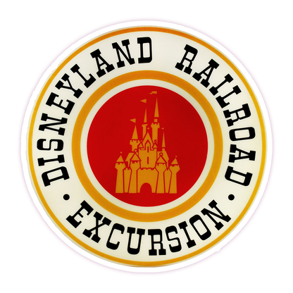Disneyland Railroad Die Cut Sticker (290)