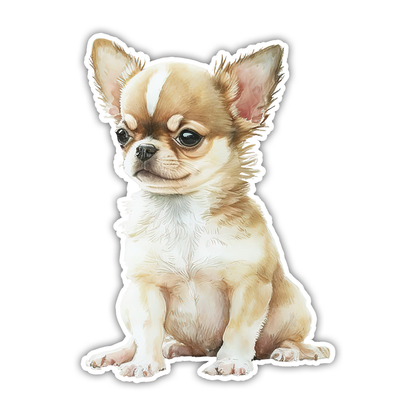 Chihuahua Puppy Die Cut Sticker (2871)