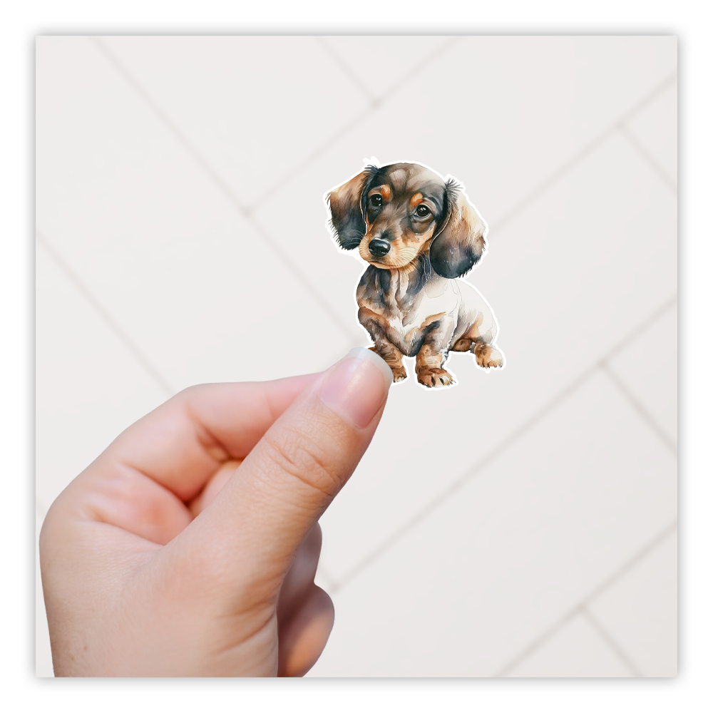 Dachshund Die Cut Sticker (2926)