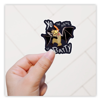 FernGully Yo The Name Is Batty Koda Die Cut Sticker (2942)