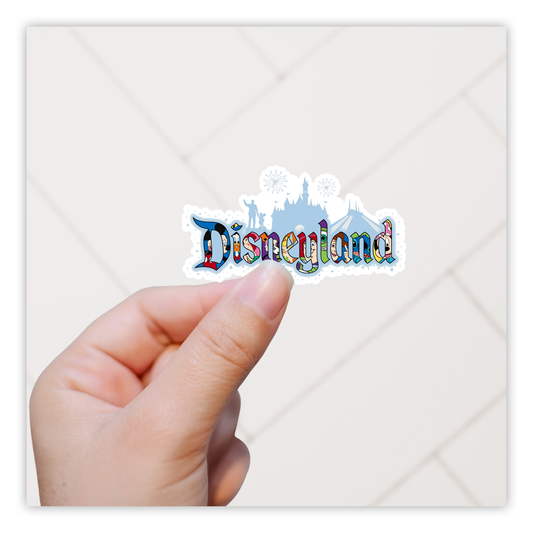 Disneyland Castle Characters Die Cut Sticker (294)
