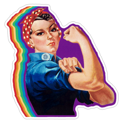 Rosie The Riveter Die Cut Sticker (2954)