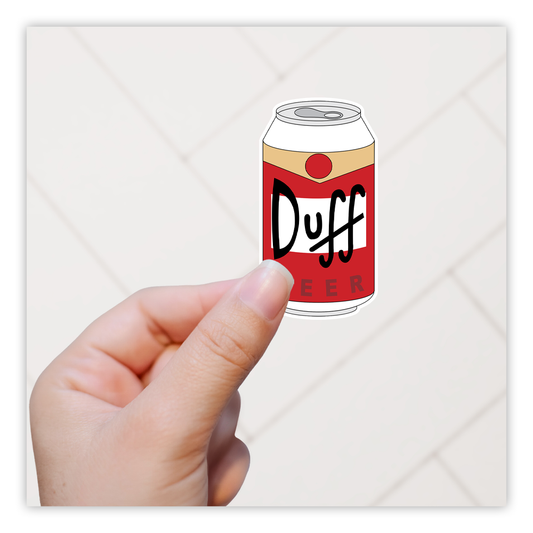 The Simpsons Duff Beer Die Cut Sticker (2992)