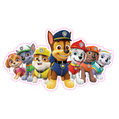 Paw Patrol Karakters Die Cut-plakker (2996)