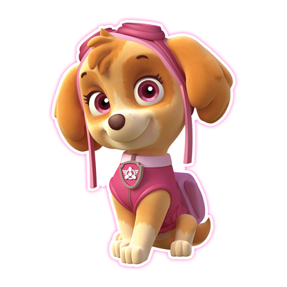 Paw Patrol Skye Die Cut Sticker (2998)