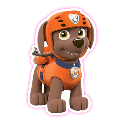 Paw Patrol Zuma Die Cut Sticker (3001)