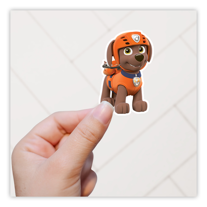 Paw Patrol Zuma Die Cut Sticker (3001)