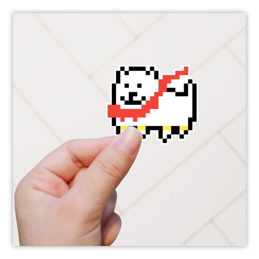 Undertale Annoying Dog Die Cut Sticker