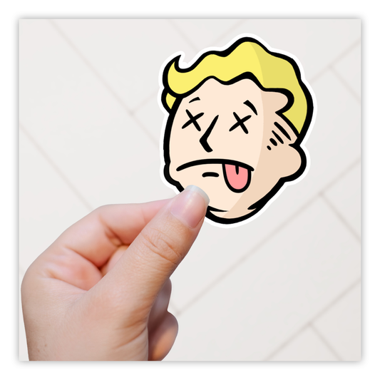 Fallout Dead Vault Boy Die Cut Sticker