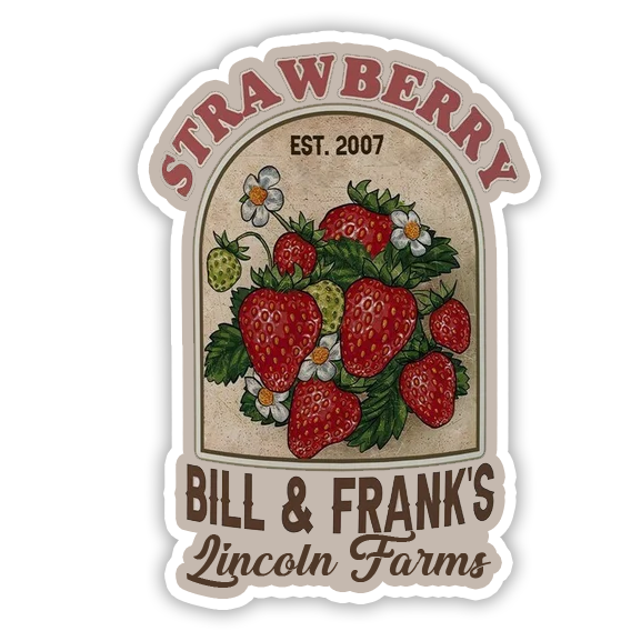 The Last Of Us Bill & Frank's Strawberry Jam Die Cut Sticker (3039)