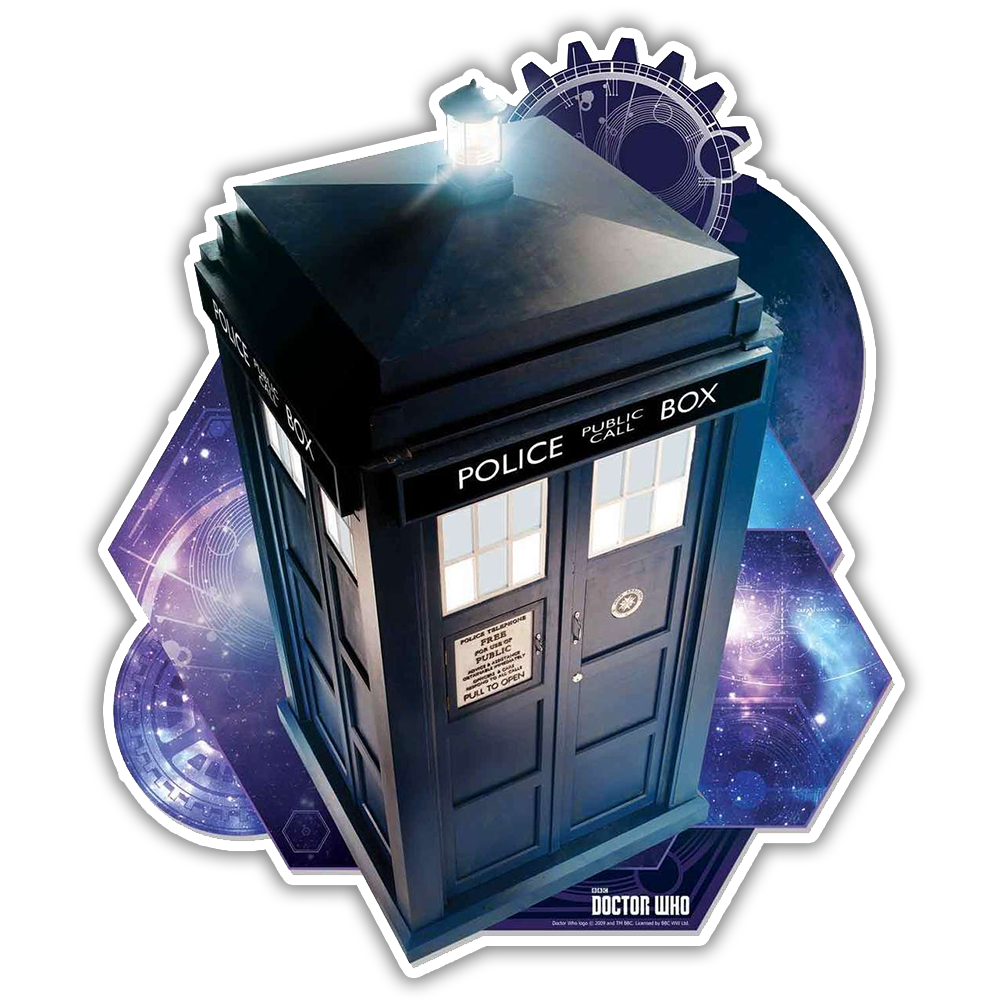 Doctor Who TARDIS Die Cut Sticker (304)