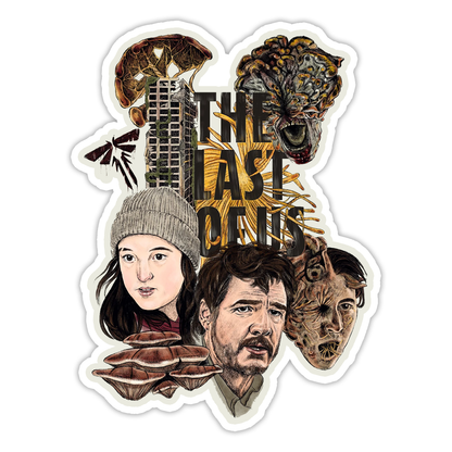 The Last Of Us Joel Ellie Clickers Die Cut Sticker (3040)