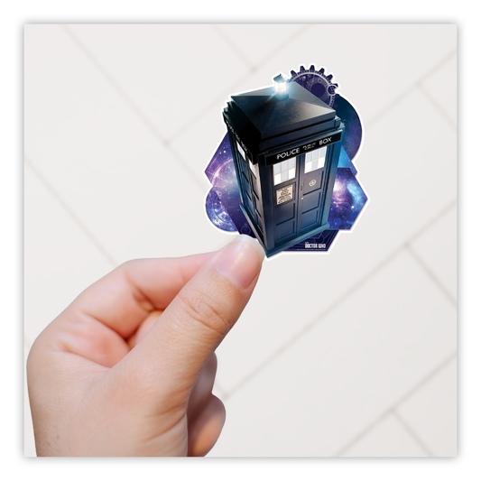 Doctor Who TARDIS Die Cut Sticker