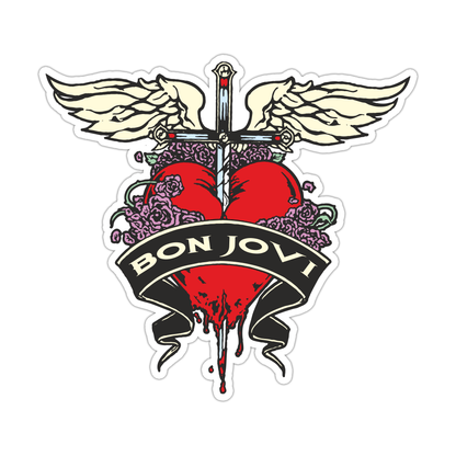 Bon Jovi Die Cut Sticker (3050)