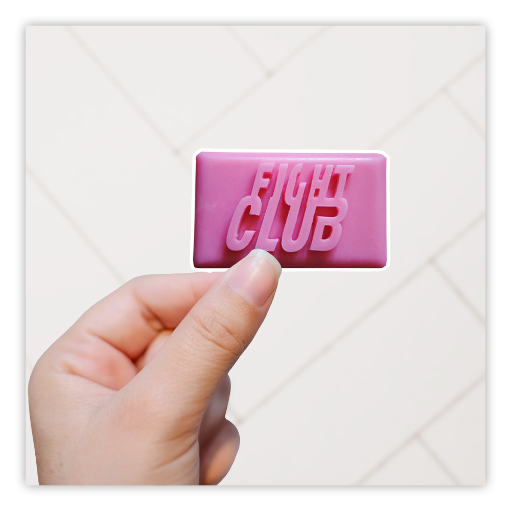 Fight Club Soap Bar Die Cut Sticker (3055)