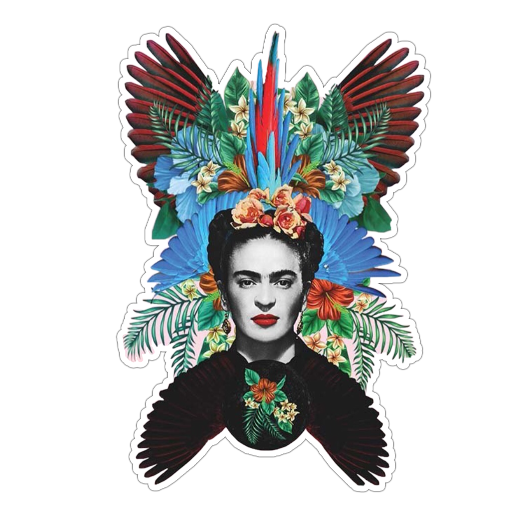 Frida Kahlo Die Cut Sticker (3057)