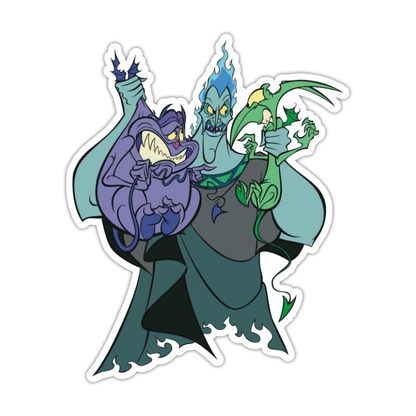 Disney Hercules Hades Pain Panic Die Cut Sticker (3060)