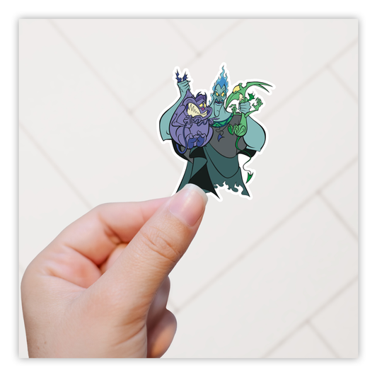 Disney Hercules Hades Pain Panic Die Cut Sticker (3060)