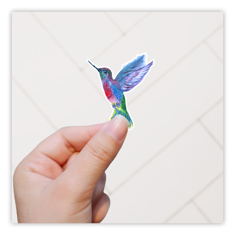 Hummingbird Die Cut Sticker (3062)