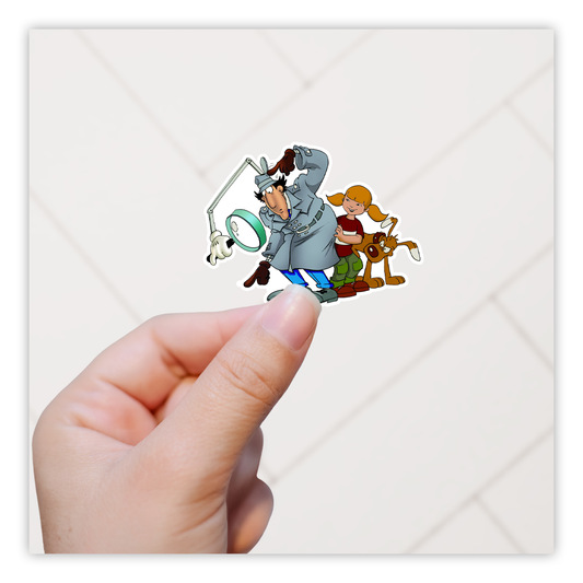 Inspector Gadget & Penny Die Cut Sticker (3063)