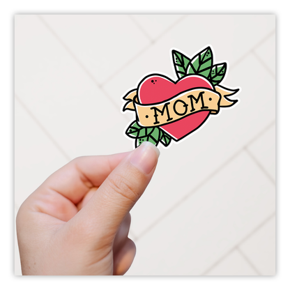 MAM Heart Tattoo Die Cut Sticker (3071)