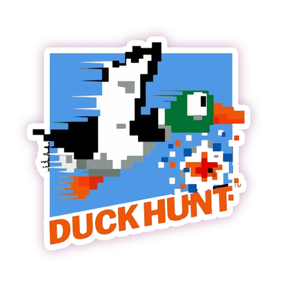 Nintendo Duck Hunt Die Cut Sticker (308)