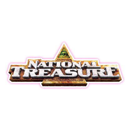 National Treasure Die Cut-plakker (3085)