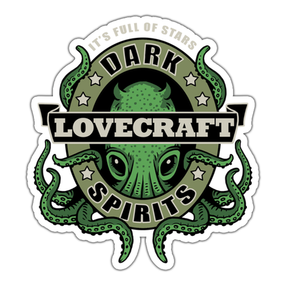 HP Lovecraft Dark Spirits Die Cut Sticker (3091)