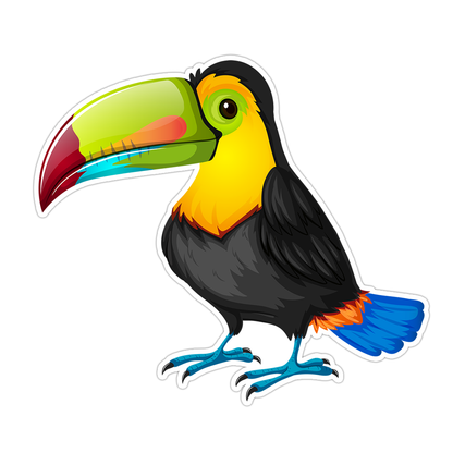 Toucan Die Cut Sticker (3093)
