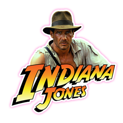 Indiana Jones Die Cut Sticker (3094)