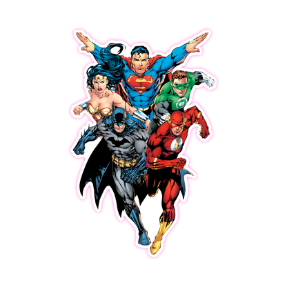 DC Comics Super Heroes Die Cut Sticker (3096)