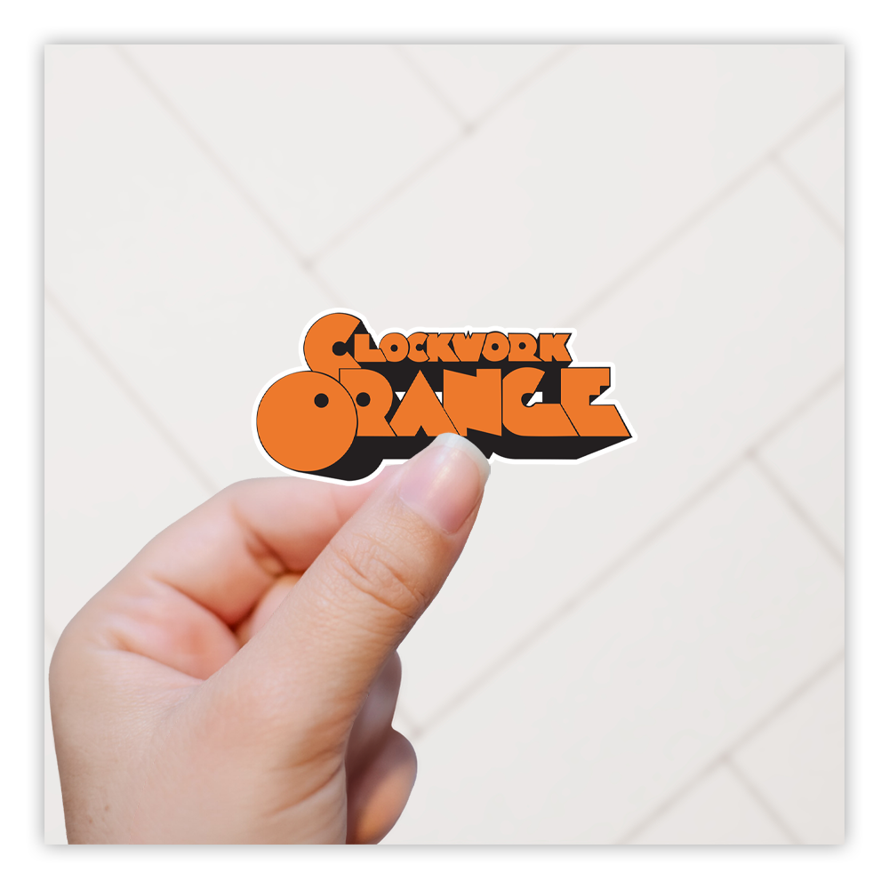 Clockwork Orange Die Cut Sticker (3097)