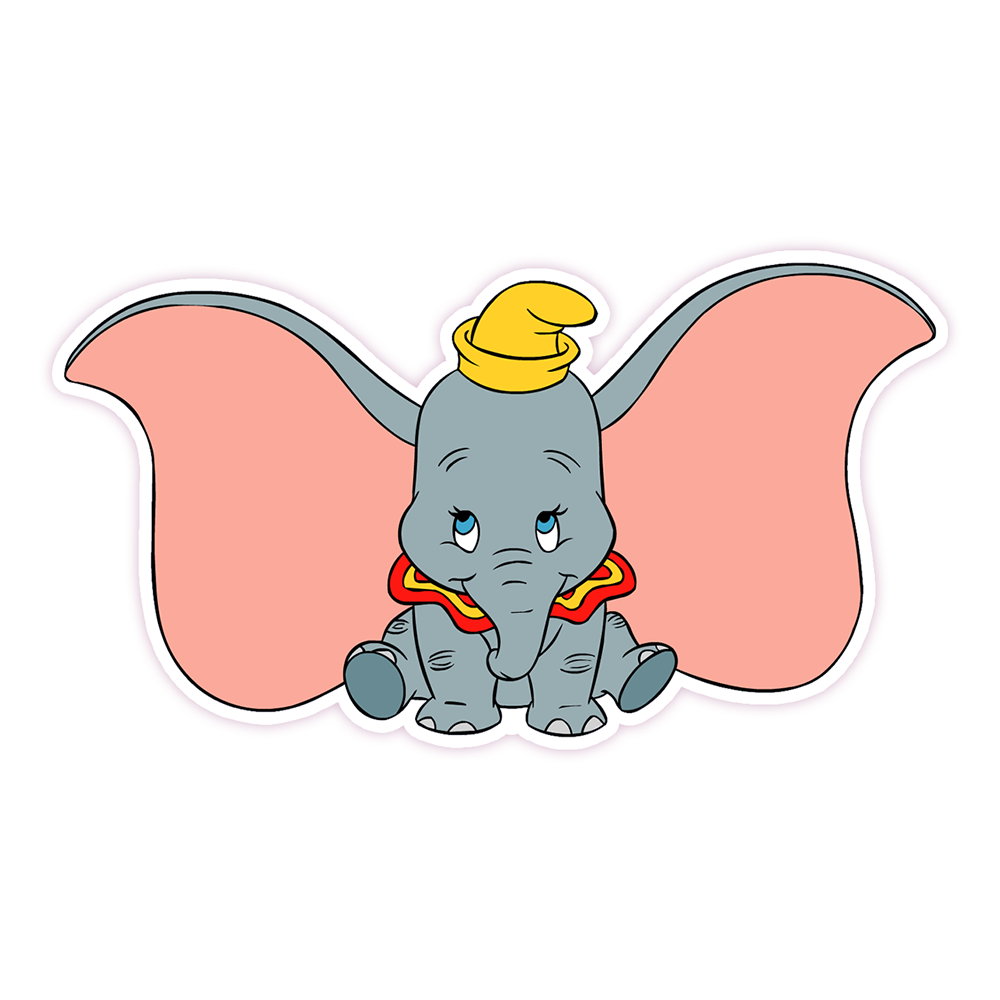 Dumbo Die Cut Sticker (310)