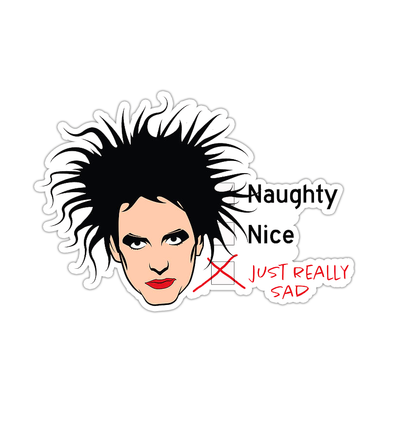 The Cure Robert Smith Just Really Sad Die Cut Sticker (3106)