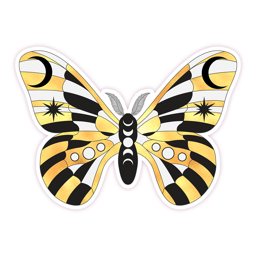 Esoteric Butterfly Die Cut Sticker (318)