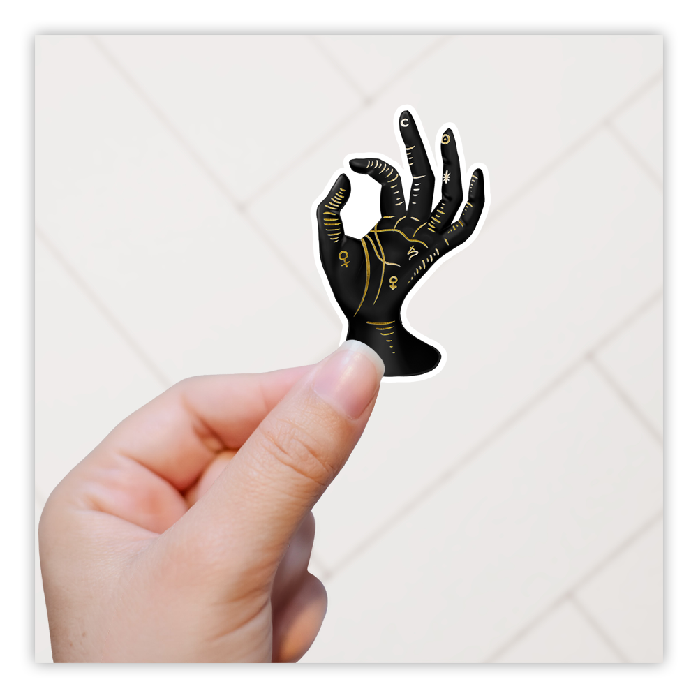 Esoteric Hand Die Cut Sticker (321)