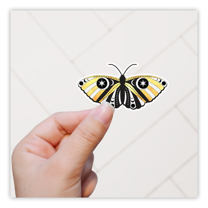 Esoteric Moth Die Cut Sticker (323)