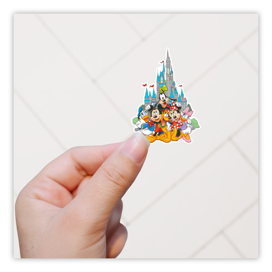 Mickey Mouse & Pals Disney Castle Die Cut Sticker (328)