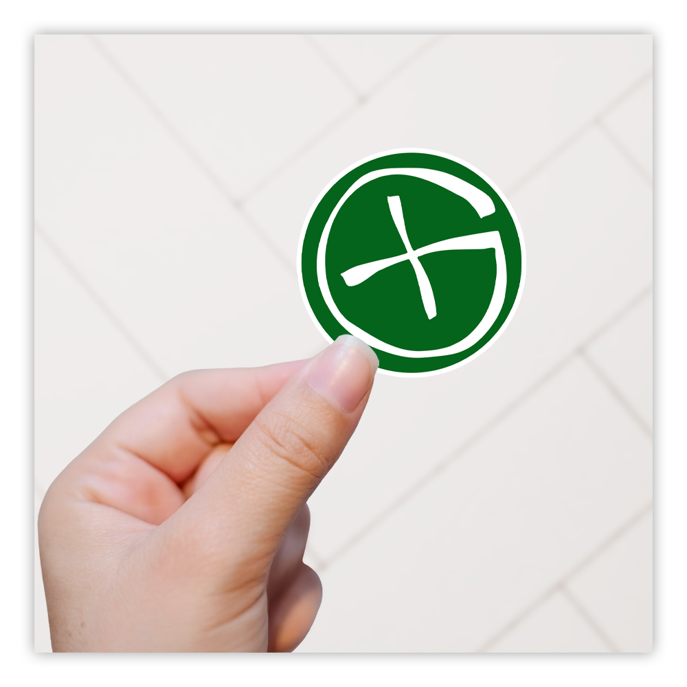 Geocaching Symbol Die Cut Sticker (3291)