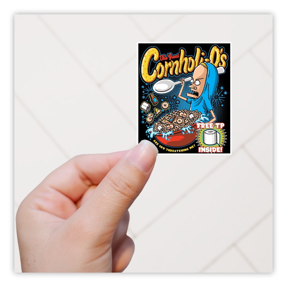 Beavis & Buttheads Cornholi-Os Die Cut Sticker (3316)