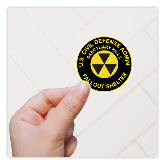 Fallout 4 Sanctuary Hills Fallout Shelter Die Cut Sticker (331)
