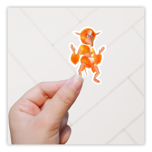 Labyrinth Firey Die Cut-plakker (333)