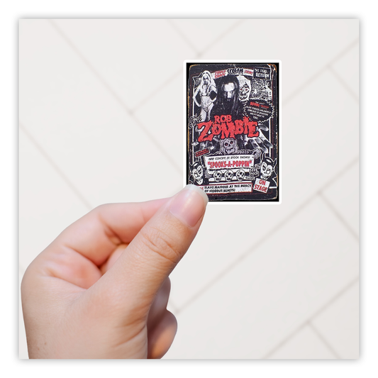 Rob Zombie Concert Poster Die Cut Sticker (3341)