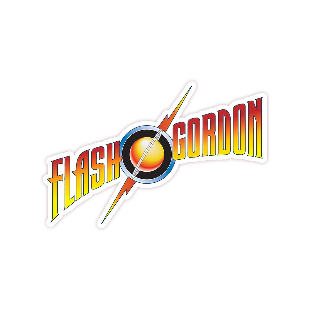 Flash Gordon Movie Logo Die Cut Sticker