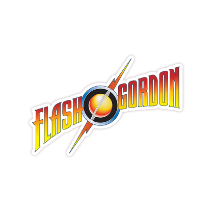 Flash Gordon Movie Logo Die Cut Sticker