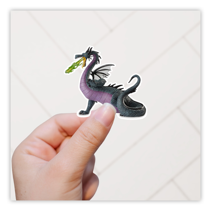 Sleeping Beauty Maleficent Dragon Die Cut Sticker (3365)