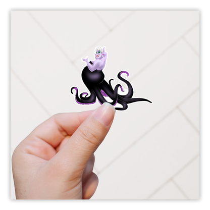 Disney's Little Mermaid Ursula Body Language Die Cut Sticker (3366)