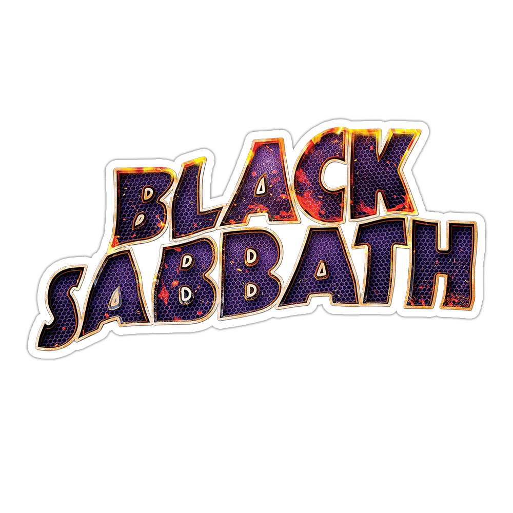 Black Sabbath Die Cut Sticker (3392)