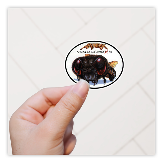 Anthrax Return Of The Killer A's Bee Die Cut Sticker (3404)
