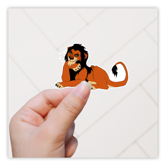 Lion King Scar Die Cut Sticker (3412)